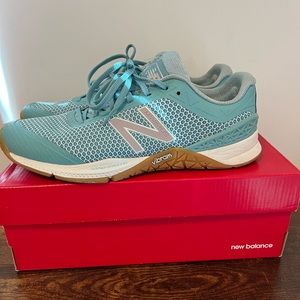 New Balance women’s shoe. Size 10.5. Shoes are new. Great for walking/training.